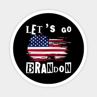 Lets Go Brandon FJB Trump 2024 T-shirt Donald Trump for President Republican party Mens Shirt Magnet